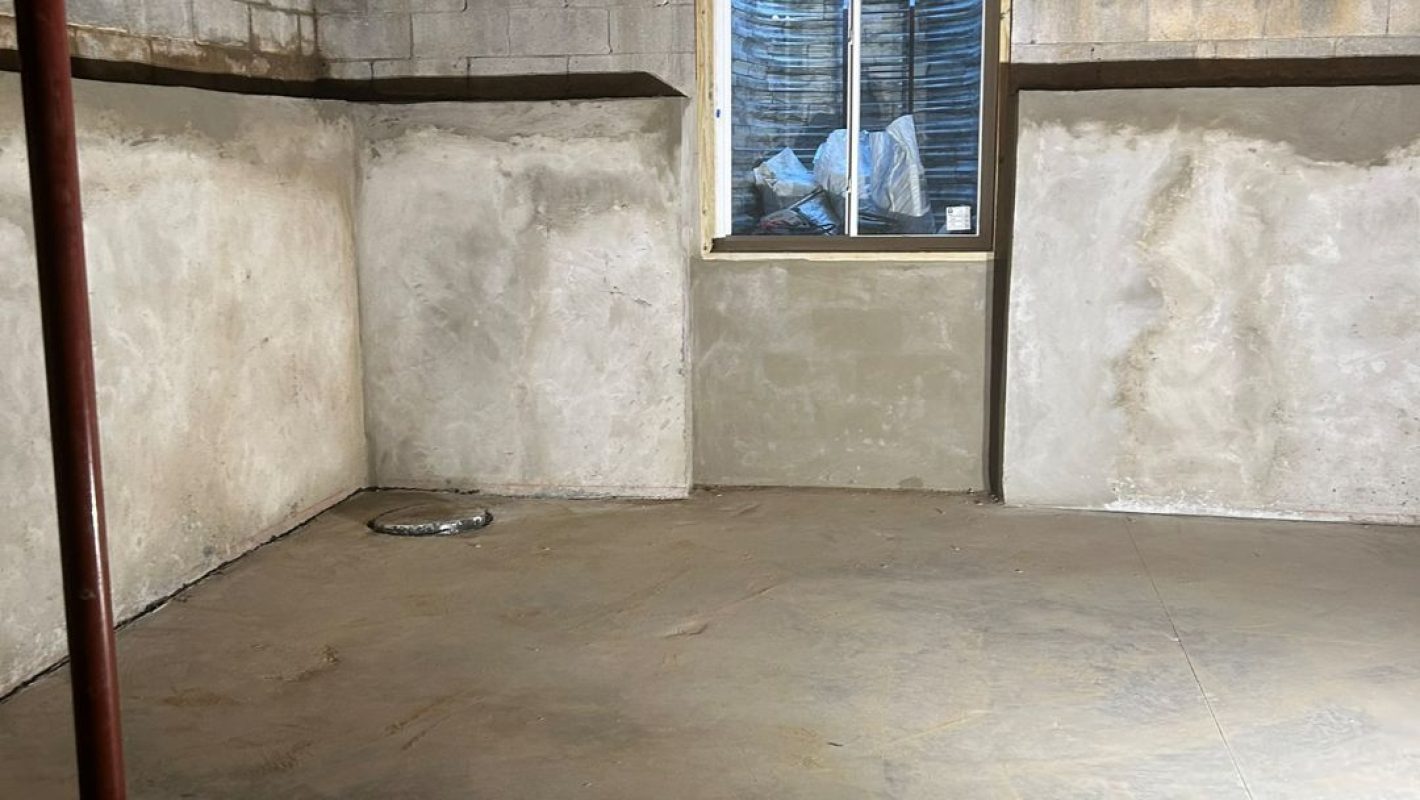 Completed crawlspace-to-basement conversion in West Chester PA